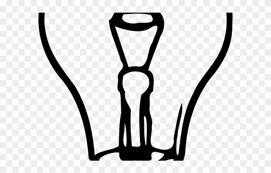 Light Bulb Clipart Coloring - Png Download