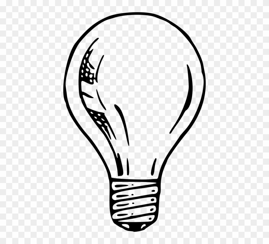 Incandescent Light Bulb Clip Art Clipart Collection - Png Download