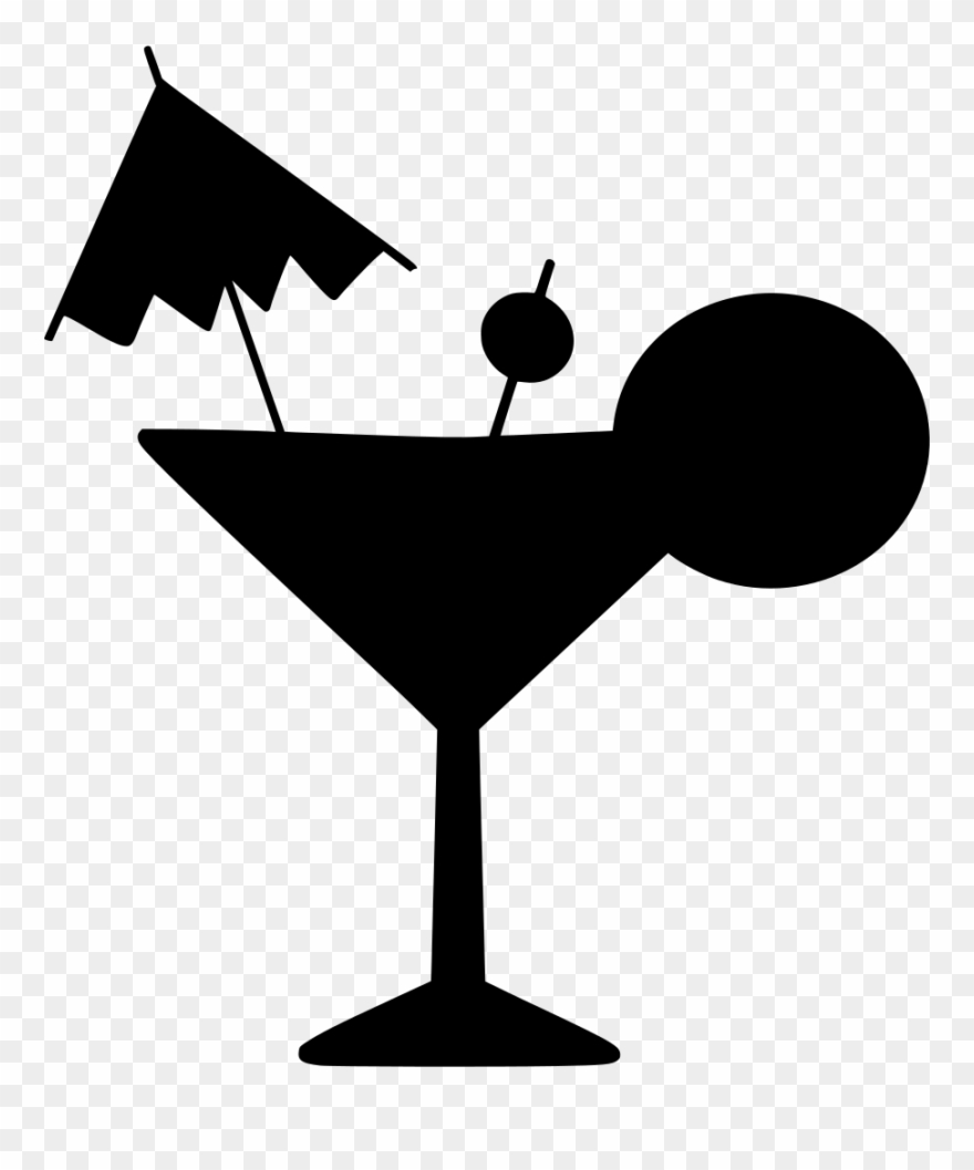 Drink Cocktail Free Image Icon Silh Info Clipart