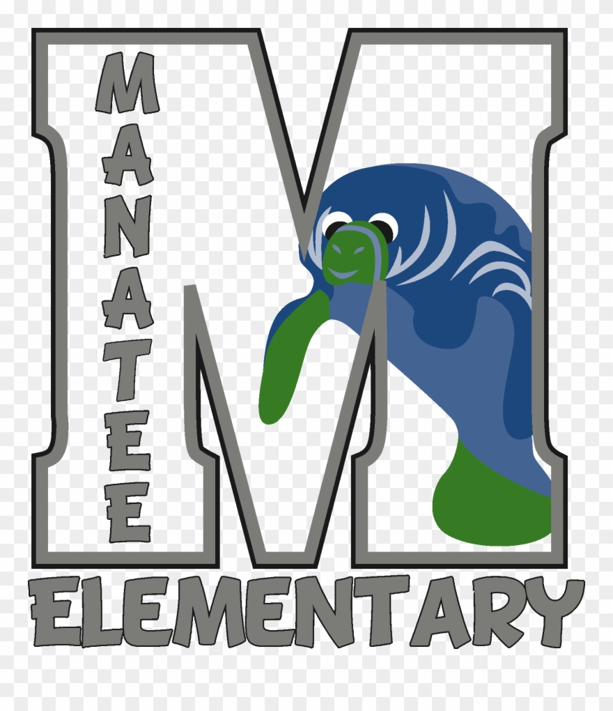 Manatee Elementary School Logo Clipart