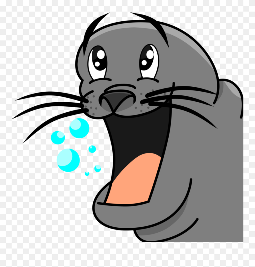 Happy Manatee Digitalized By Austin Clipart