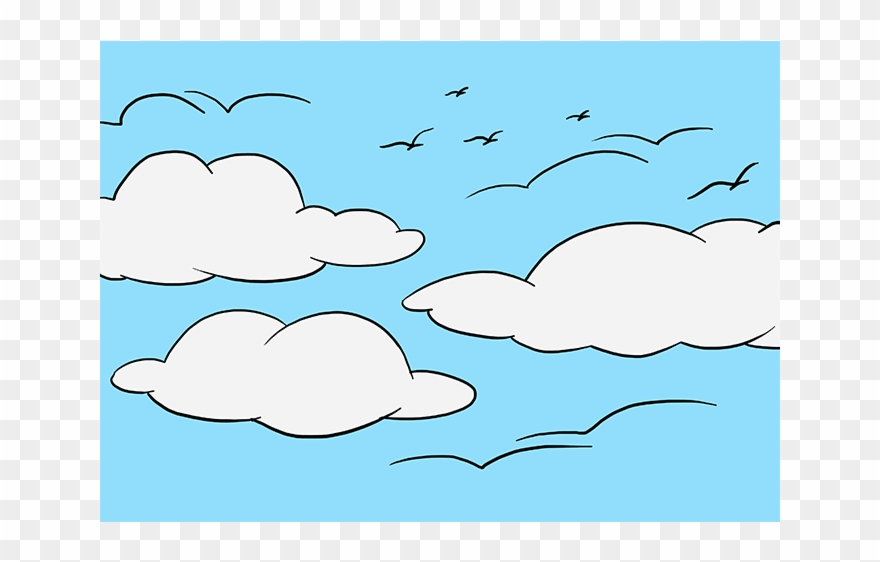 How To Draw Sky Clipart