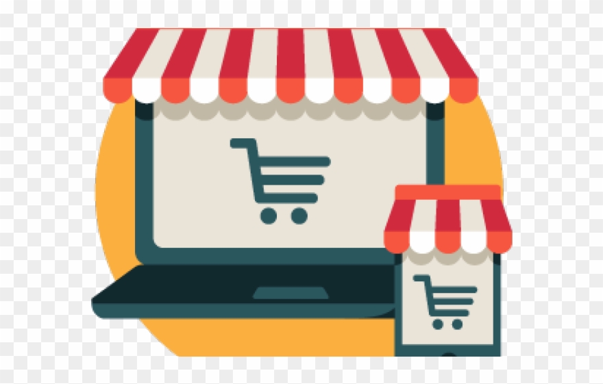 Online Shopping Clipart On Line - Png Download