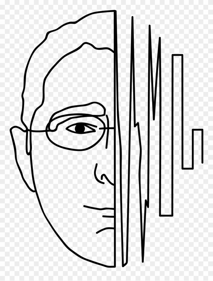 Half Face Clipart