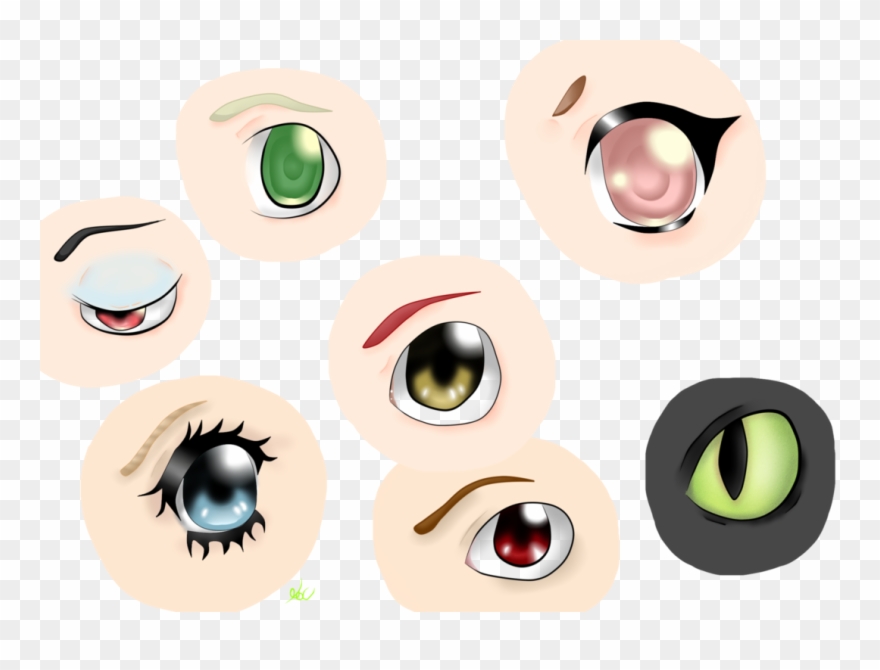 More Eye Practice By Kawaii Onigiri Chan Clipart