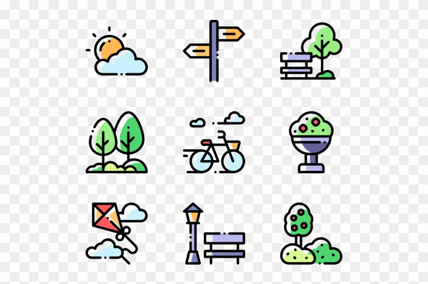 City Park Clipart