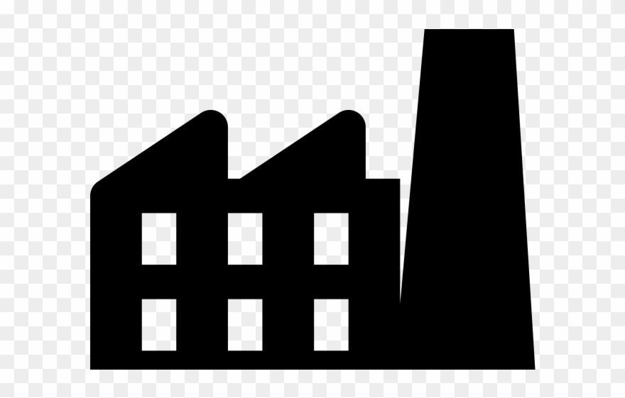 Factory Clipart Outline - Png Download