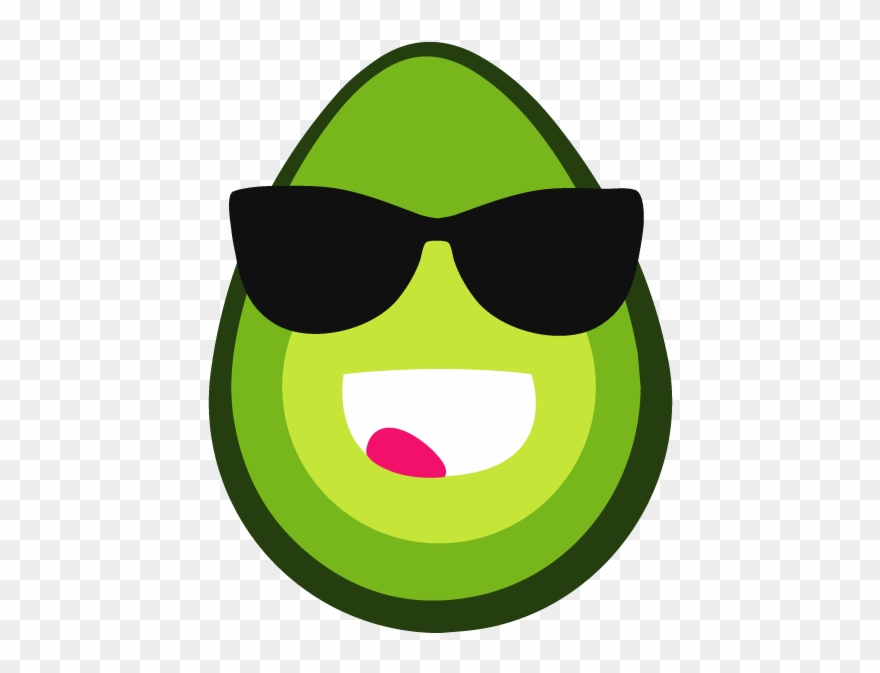 Cool Avocado Clipart