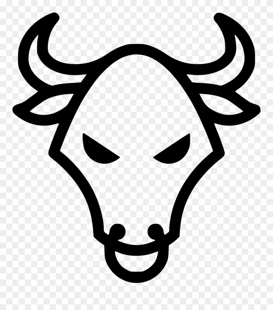 Clip Free Download Bull Svg Symbol - Png Download