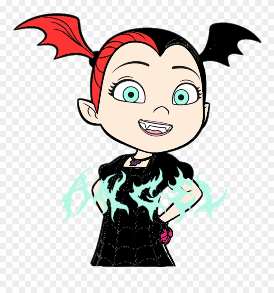 Vampire Vampirina Littlevampire Greeneyes Myedit Half Clipart