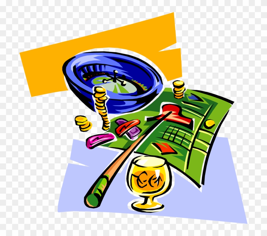 Casino Roulette Game With Clipart