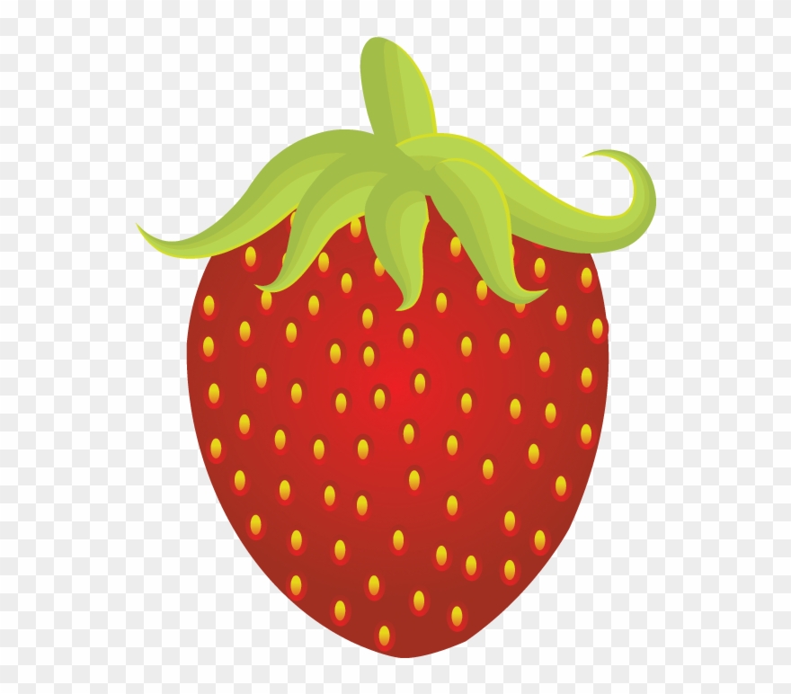 Vector Free Library Strawberries Clipart Face - Png Download