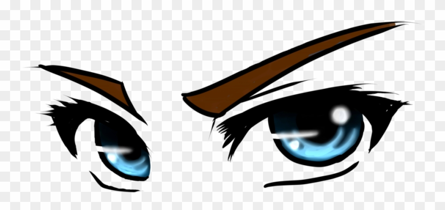 Angry Anime Eyes Clipart