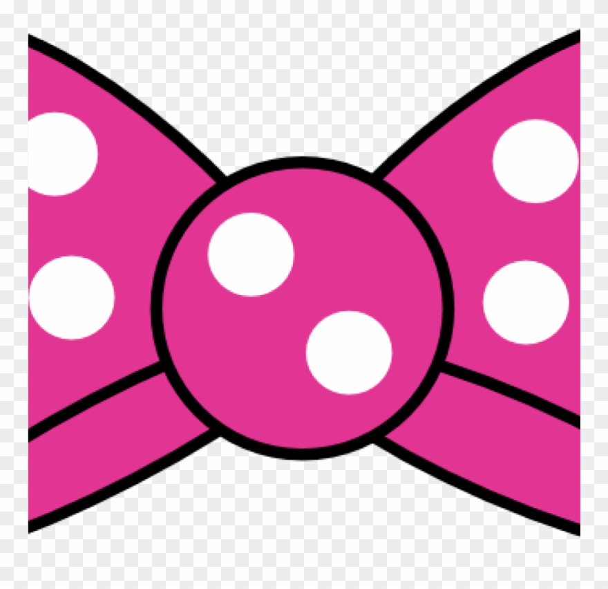 Minnie Bow Clipart Minnie Mouse Bow Template Printable - Png Download