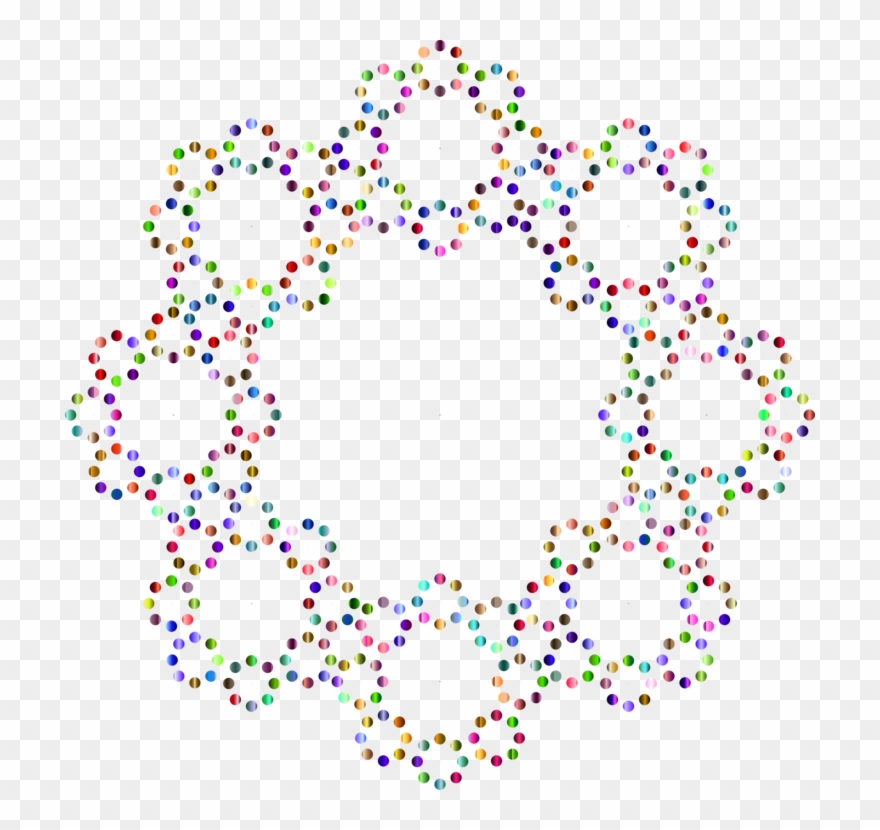 Borders And Frames Circle Decorative Arts Drawing Confetti Clipart