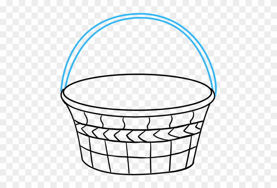 How To Draw Easter Basket Clipart