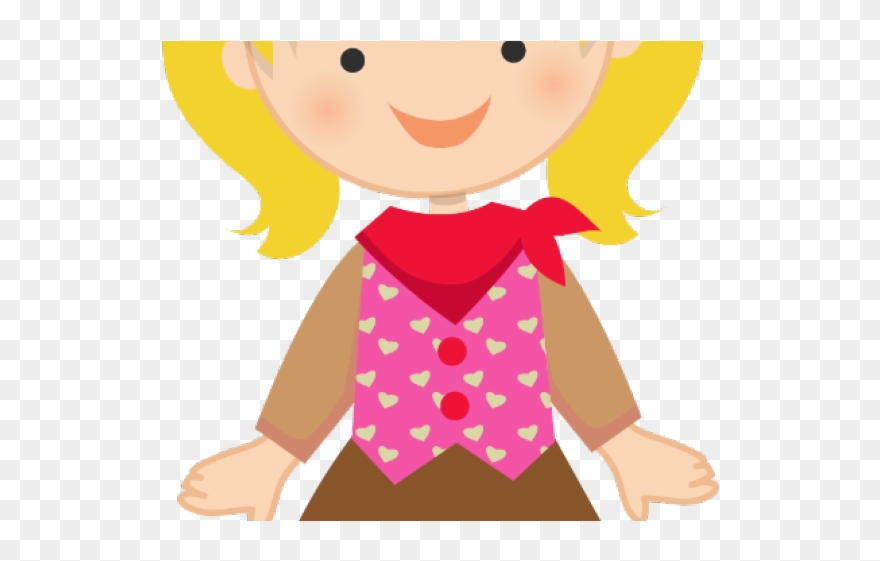 Cowgirl Clipart Christmas - Png Download