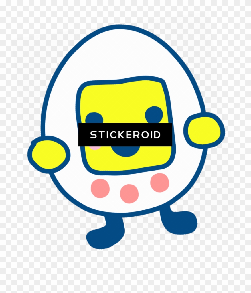 Egg Shaped Tamagotchi Clipart