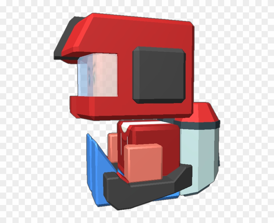 Means Blockster With Jet Pack Clipart