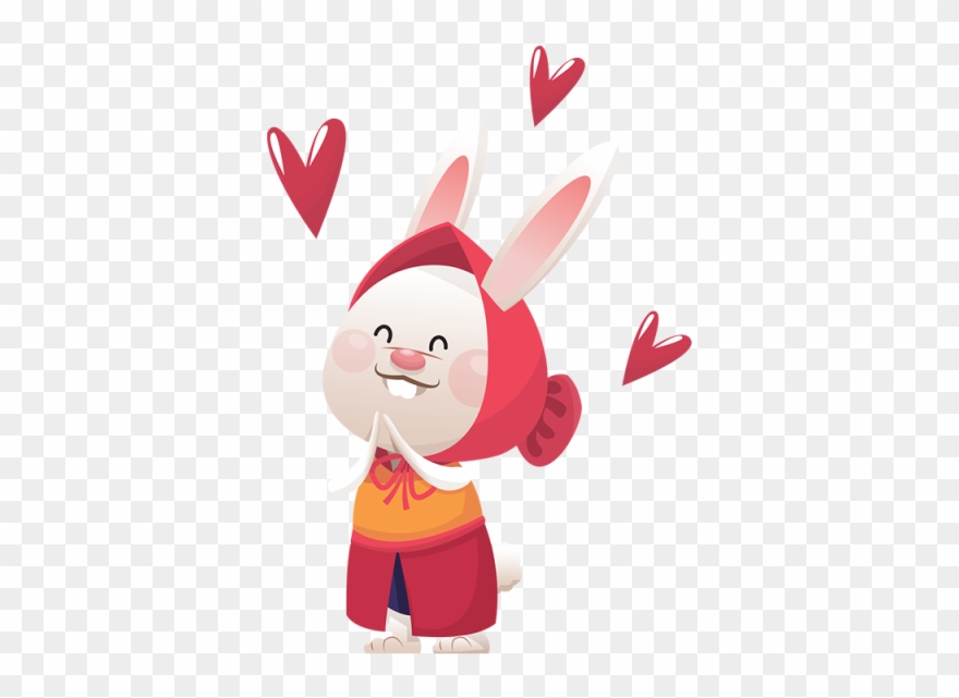 Happy Easter Bunny Png Clipart