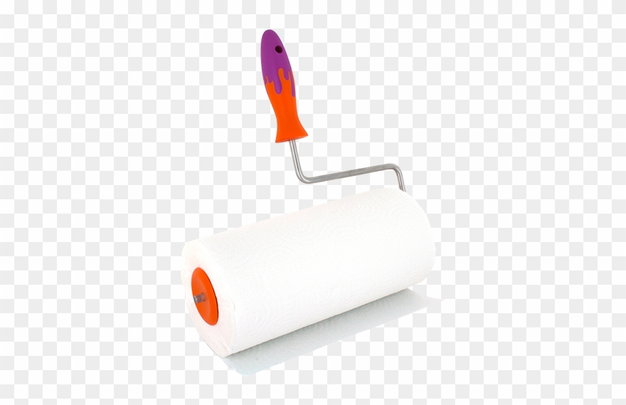 Dérouleur D'essuie Tout Orange Clipart