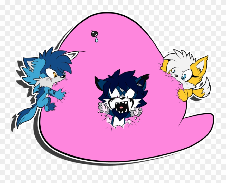 Giant And Hungry Little Monsters By Lancerwolf Clipart