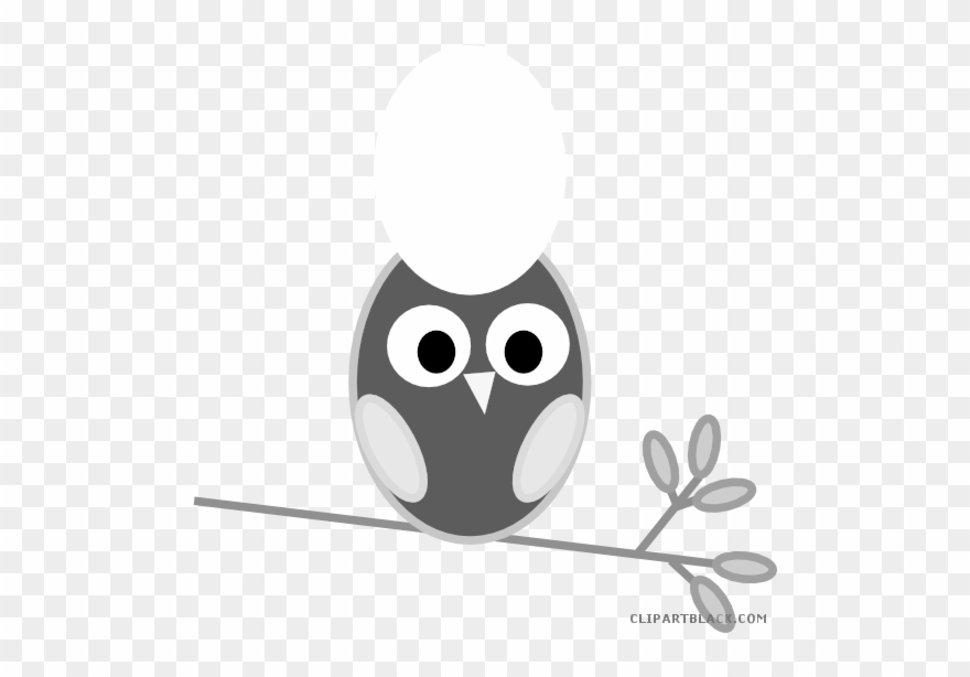 Amazing Owl Animal Free Black White Clipart Images - Png Download