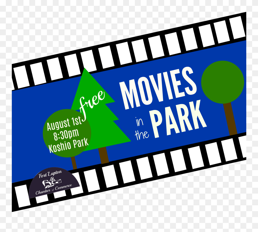 Movies In Park Free White Aug Clipart