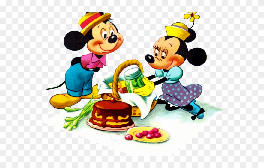 Picnic Clipart Mickey Mouse - Png Download