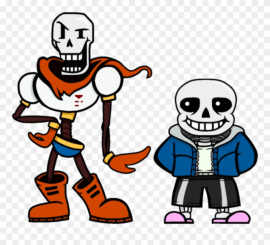 Papyrus And Sans Finally Reunited In Hd Clipart