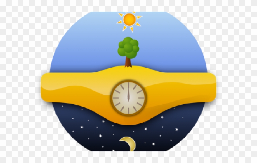 Sleeping Clipart Day Night - Png Download