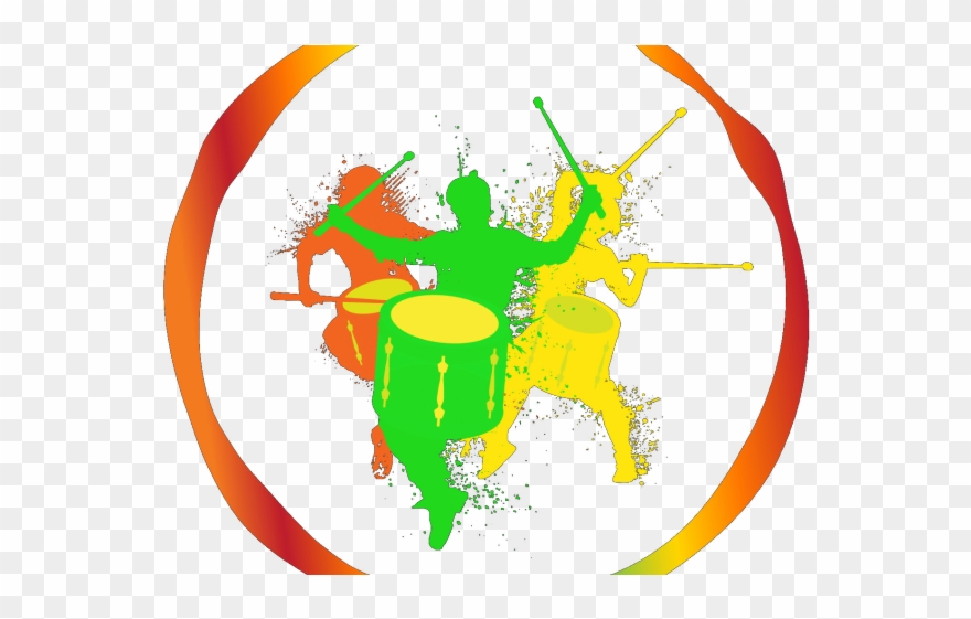 Drum Clipart Samba Drums - Png Download