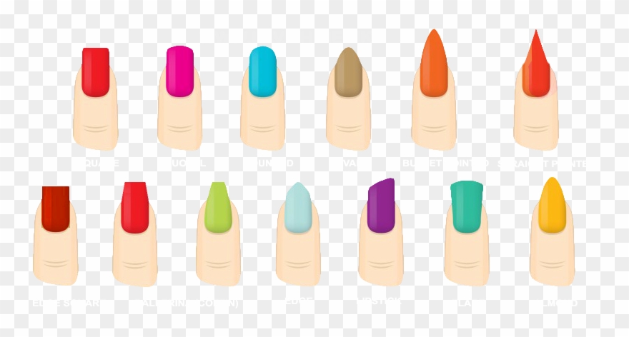 Clip Art What Is Your Favorist Nails Shape With Transparent - Png Download