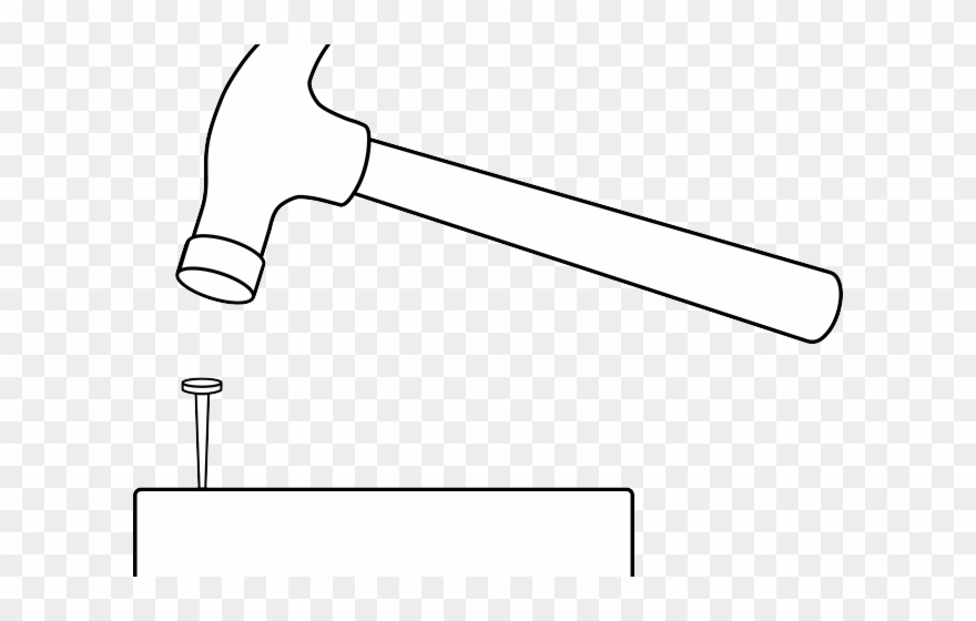 Nail Clipart Claw Hammer - Png Download