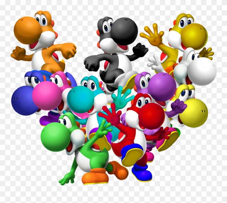 Images Yoshis Everywhere Hd Clipart