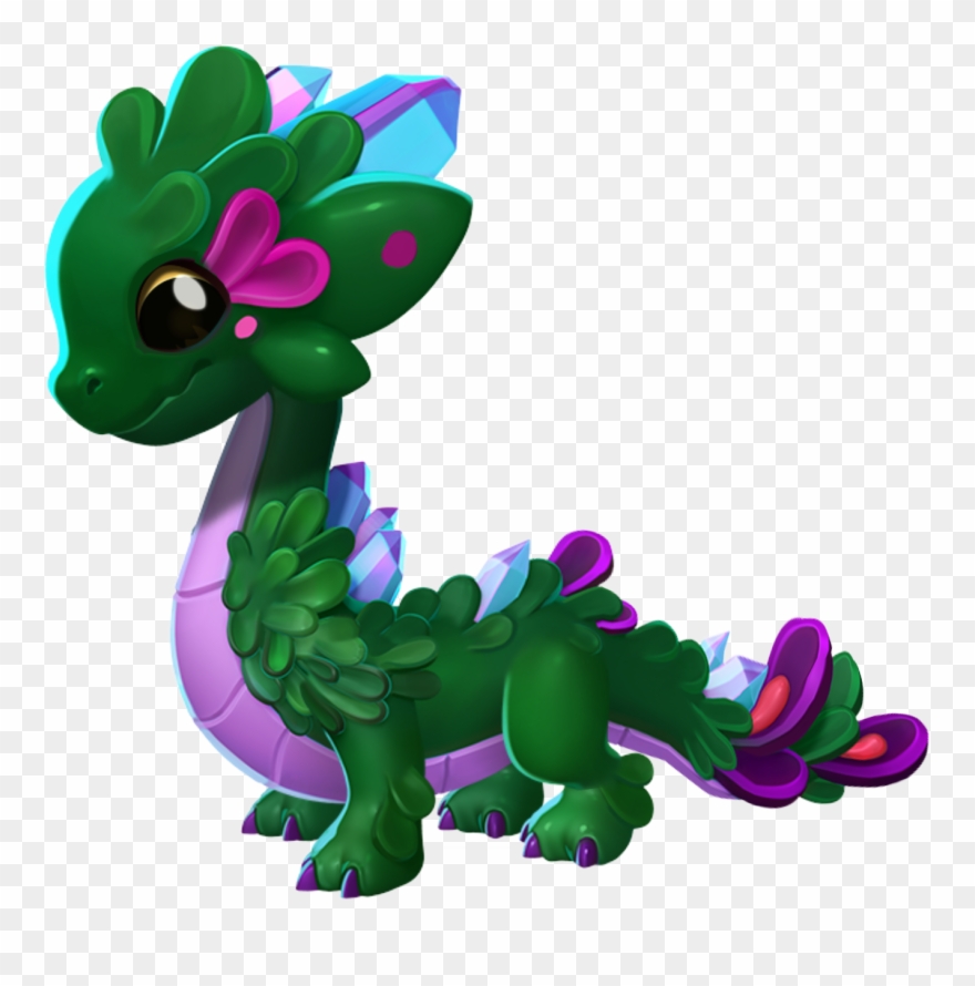 Garden Dragon Baby Clipart