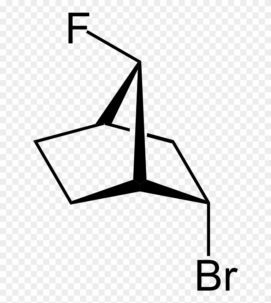 2 Endo Bromo 7 Anti Fluoro Bicyclo Heptane Clipart
