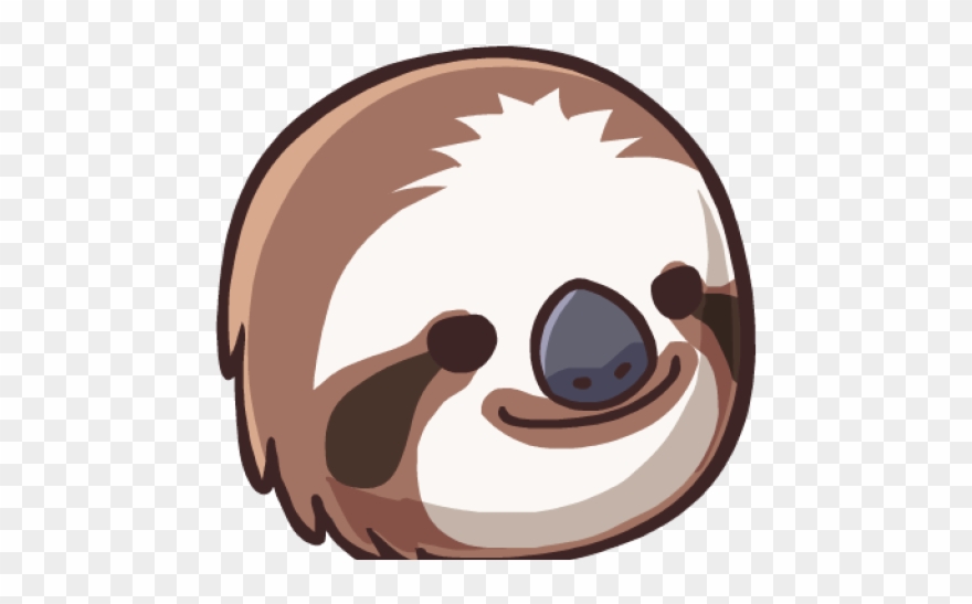 Sloth Clipart Head - Png Download