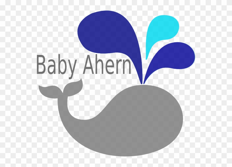 Blue Teal Whale Clip Art At Vector Clip Art Png Baby Transparent Png