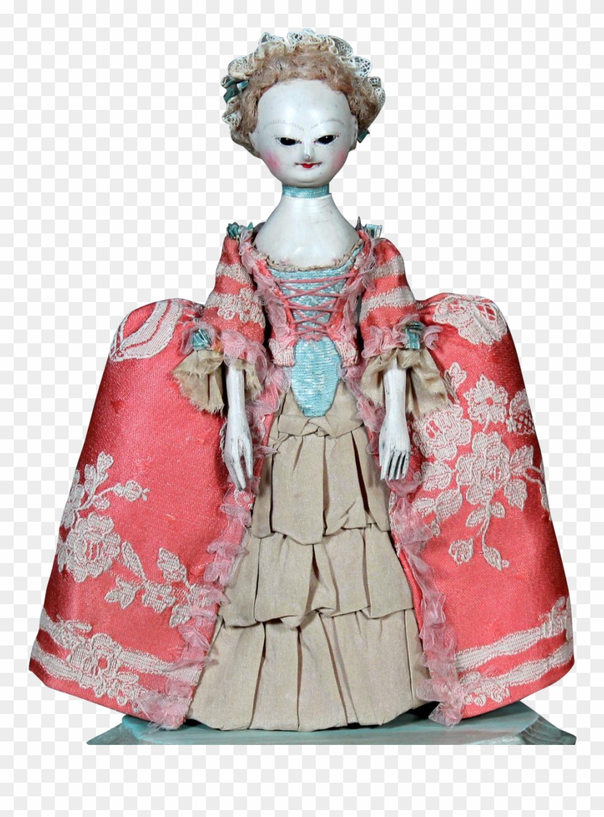Queen Anne Wooden Doll By The Old Pretenders Clipart