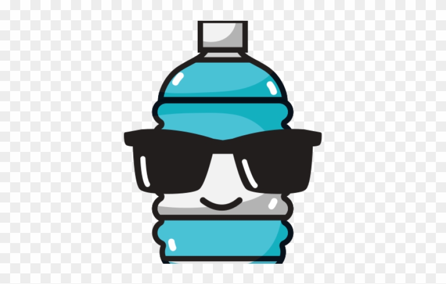Water Bottle Clipart Cute - Png Download