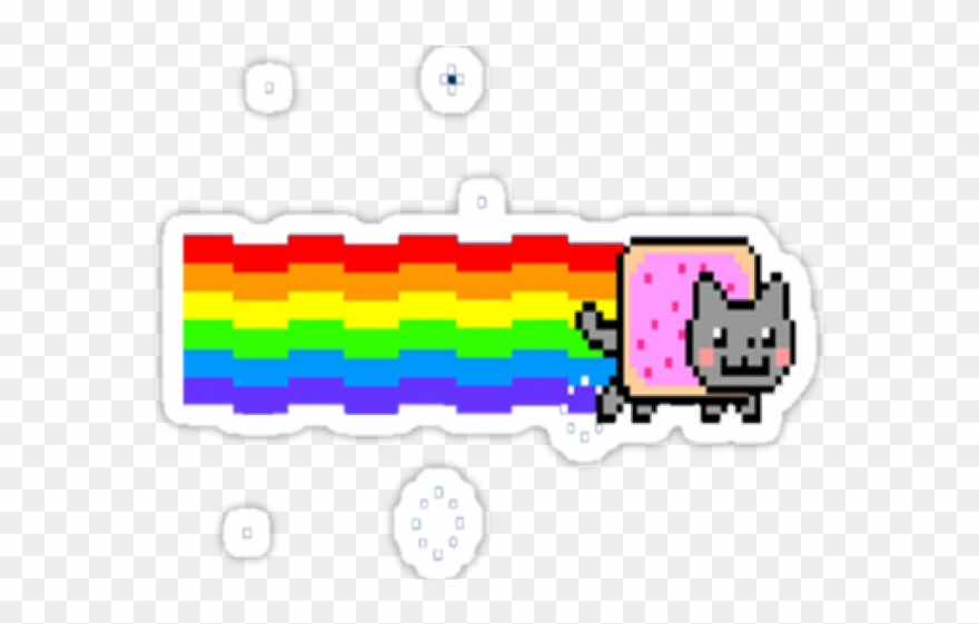 Nyan Cat Clipart Transparent Background - Png Download