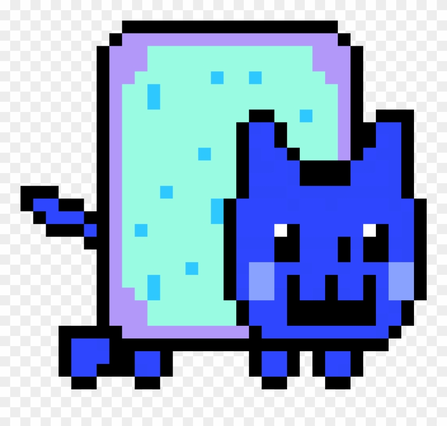 Cheuble's Avatar Was A Blue Nyan Cat Clipart