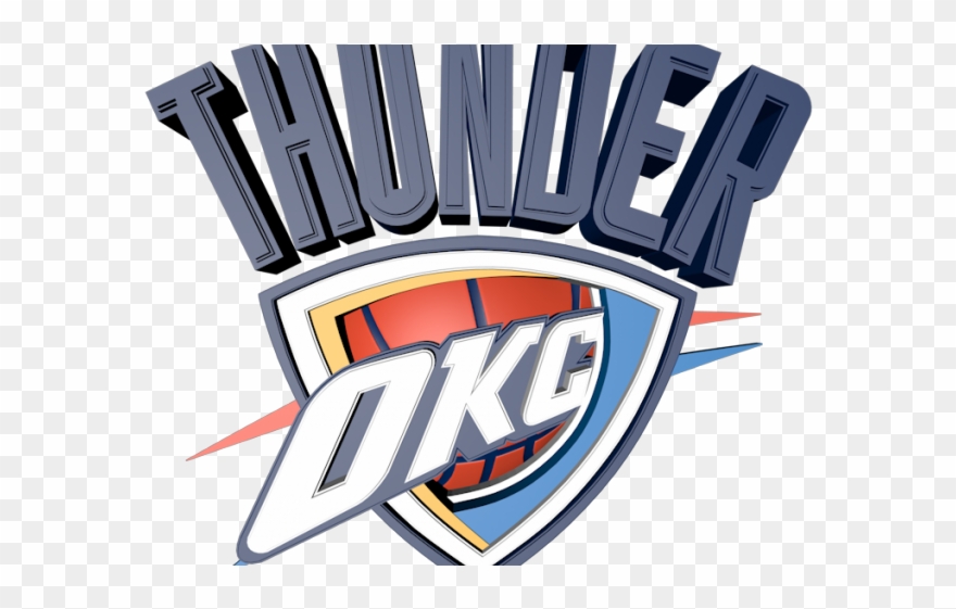 Oklahoma City Thunder Clipart Design - Png Download