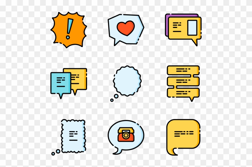 Speech Bubbles Clipart