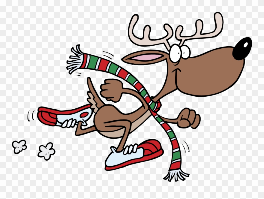 Christmas Fun Run Clipart Christmas - Png Download