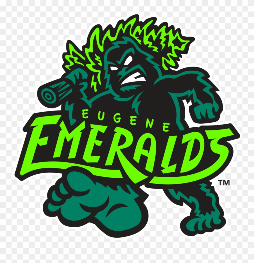 Logo Eugene Emeralds Color Clipart
