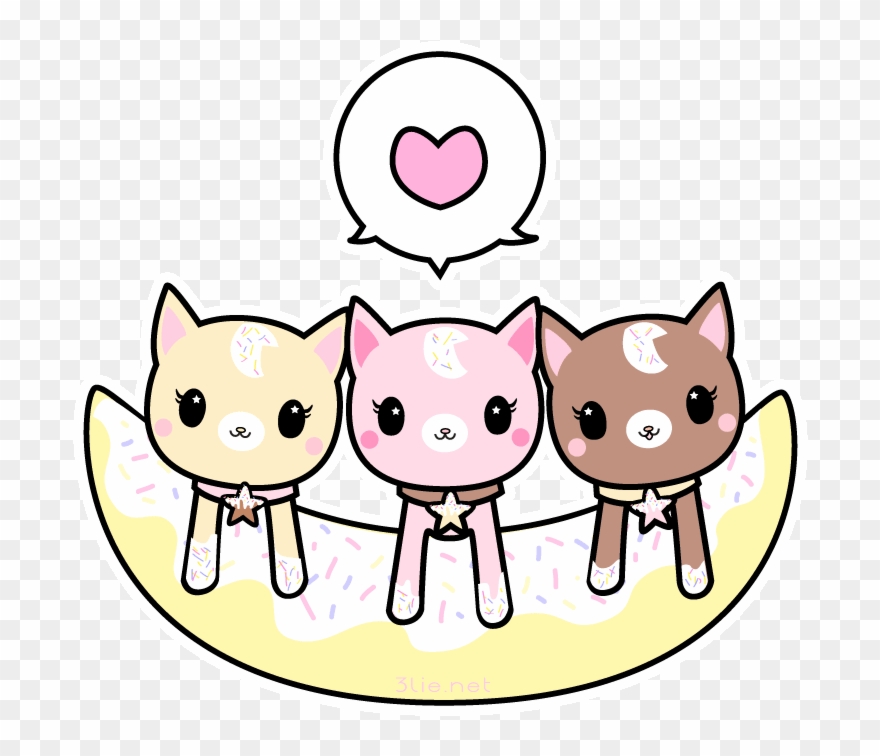 Image Result For Cute Cartoon Cat Clipart Cat Clipart, - Png Download