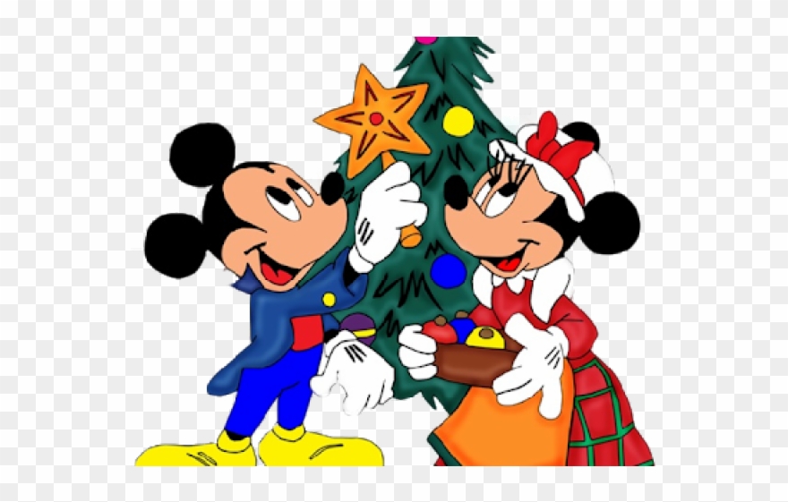 Mickey Mouse Clipart Christmas Tree - Png Download