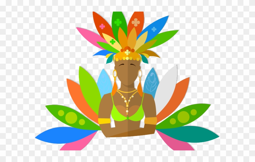 Headdress Clipart Carnival - Png Download